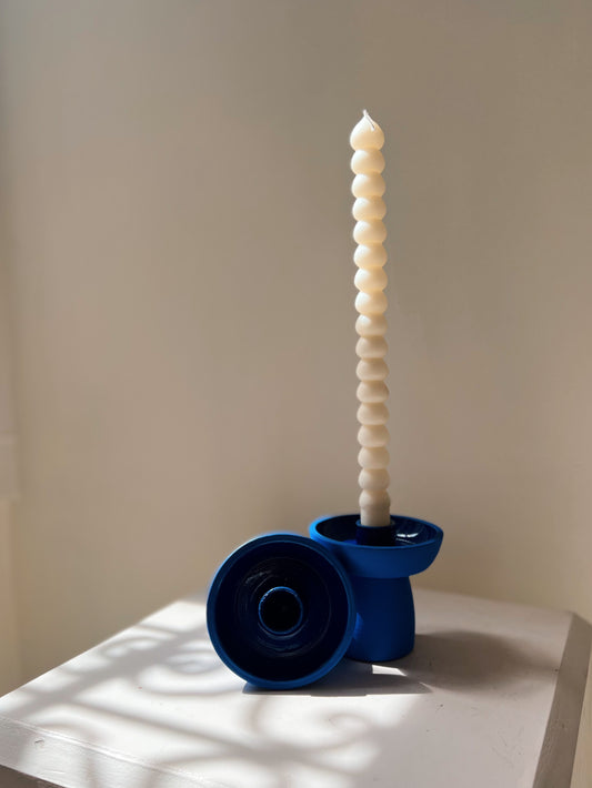 Incense and Candle Holder - Blue